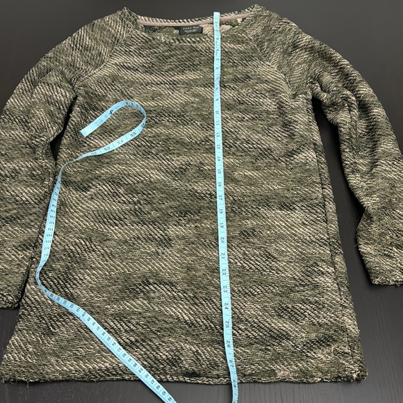 Green ZARA long sweater - Picture 4 of 7